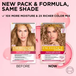 L'Oréal Paris Excellence Creme 7.31 Guldblond Ask Online