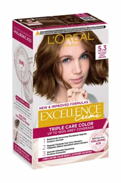L'Oréal Paris Hårfarve>Excellence Creme 5.3 Lus Guldbrun