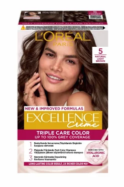 L'Oréal Paris Hårfarve>Excellence Creme 5 Ljusbrun