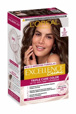 L'Oréal Paris Hårfarve>Excellence Creme 5 Ljusbrun