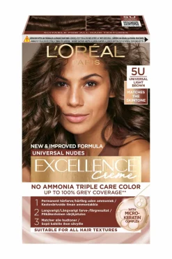 L'Oréal Paris Hårfarve Excellence Universal Nudes Universal Nudes Lysebrun 5U New