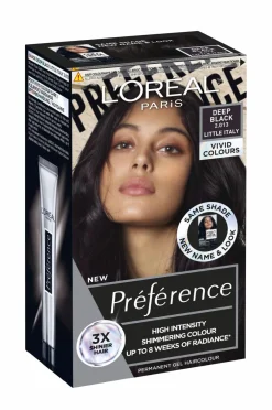 L'Oréal Paris Hårfarve>Hårfarve Préférence Vivids Vivids Deep Black 2.013