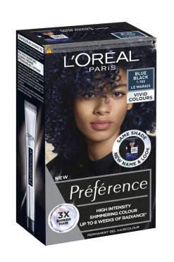 L'Oréal Paris Hårfarve>Hårfarve Préférence Vivids Vivids Blue Black 1.102