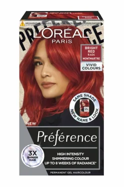 L'Oréal Paris Hårfarve Préférence Vivids Vivids Bright Red 8.624 Online