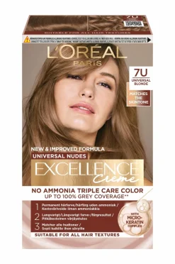 L'Oréal Paris Hårfarve Excellence Universal Nudes Universal Nudes Blonde 7U Clearance