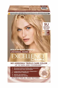 L'Oréal Paris Hårfarve Excellence Universal Nudes Universal Nudes meget lys blond 9U Clearance