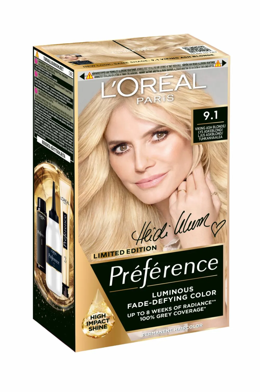 L'Oréal Paris Hårfarve>Préférence 9.1 Viking Ash Blonde