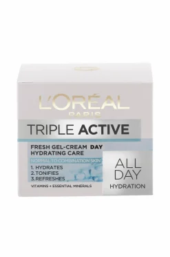 L'Oréal Paris Ansigtspleje|Ansigtspleje>Triple Active Fresh Gel Day Cream For Normal Skin 50 Ml No Color