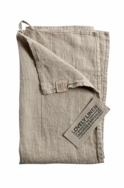 Lovely Linen Køkkentekstiler>Viskestykke Lovely i vasket hør Natural beige