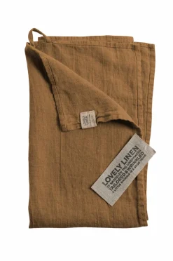 Lovely Linen Køkkentekstiler>Viskestykke Lovely i vasket hør Almond