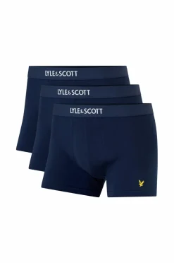 Lyle & Scott Boksershorts Devon Trunk 3-pak Peacoat
