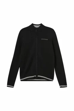 Lyle & Scott Trøjer & Cardigans>Cardigan Script Logo Embroidery Z865 jet black