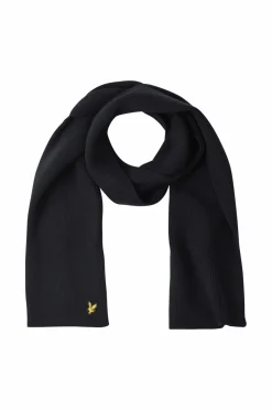 Lyle & Scott Halstørklæde Plain Scarf Z865 jet black Discount