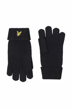 Lyle & Scott Handsker Cotton Merino Z865 jet black Clearance