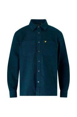 Lyle & Scott Manchesterskjorte Corduroy Shirt Z271 dark navy Discount