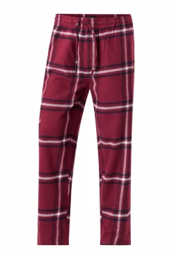 Lyle & Scott Nattøj & Homewear>Natbukser Carey Flannel Ribbon red check