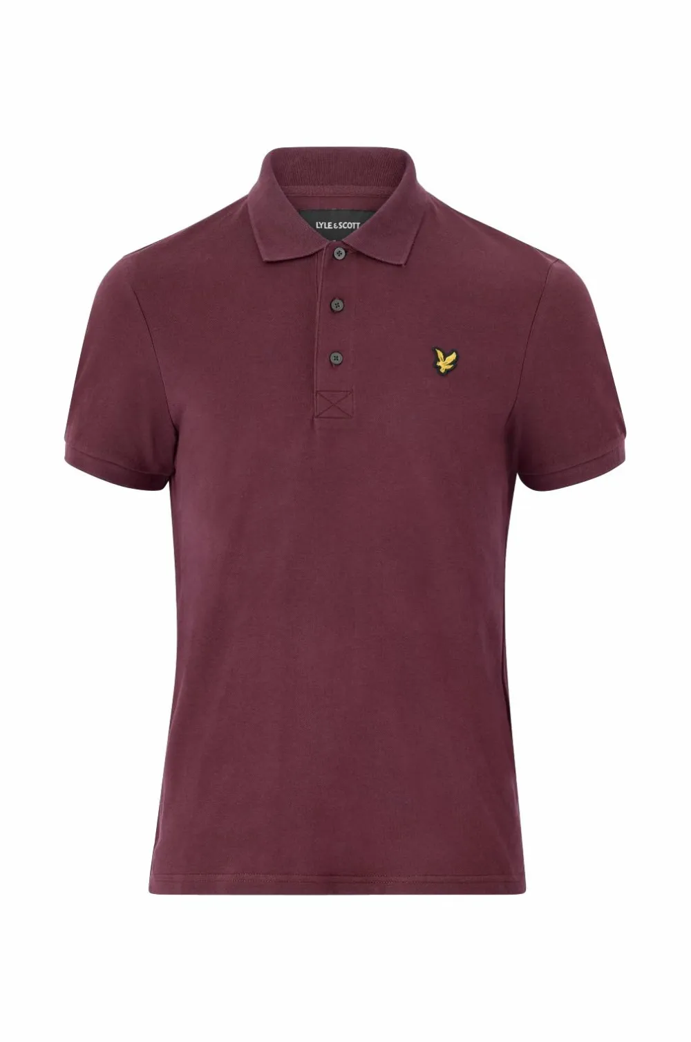 Lyle & Scott Poloshirt Plain Polo Shirt Burgundy Online