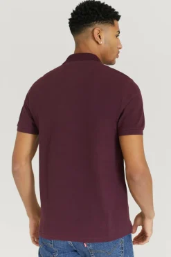 Lyle & Scott Poloshirt Plain Polo Shirt Burgundy Online
