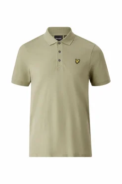 Lyle & Scott Poloshirts>Poloshirt Plain Polo Shirt Sage Uniform