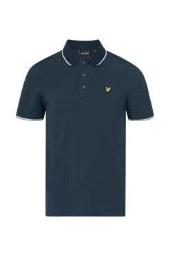 Lyle & Scott Poloshirt Tipped Polo Shirt W403 dark navy/ white Best
