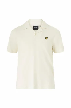 Lyle & Scott Poloshirts>Poloshirt Linen Revere Collar Polo Shirt X788 natural