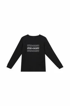 Lyle & Scott Pyjamassæt Burt Black Outlet