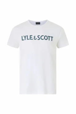 Lyle & Scott Pyjamassæt Holden SS Sleep Set Bright White/Peacoat Check