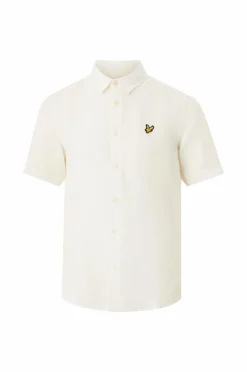 Lyle & Scott Skjorter>Skjorte SS Woven X788 natural