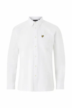 Lyle & Scott Skjorter>Skjorte Plain Oxford Shirt White