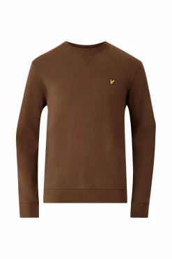 Lyle & Scott Sweatshirt Crew Neck Sweatshirt Y045 bottle brown