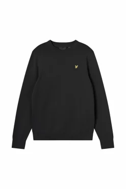 Lyle & Scott Trøjer & Cardigans>Trøje Cotton Crew Neck Jumper Z865 jet black