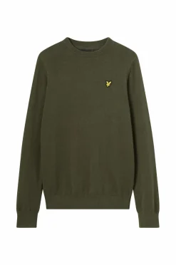 Lyle & Scott Trøje Cotton Crew Neck Jumper X848 Deep Depths Outlet