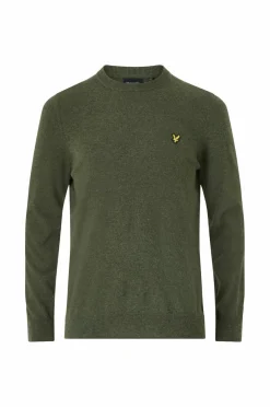 Lyle & Scott Trøje Lambswool Blend Crew Neck Jumper X937 Deep Depths Marl Discount