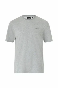Lyle & Scott T-shirt Chest Logo Interlock T-shirt T28 mid grey marl Outlet