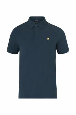 Lyle & Scott Poloshirts>T-shirt Ottoman Tipped Polo Shirt X081 Muddy Navy
