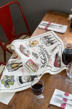 Maison Vivaraise Køkkentekstiler>Køkkenhåndklæde Specialites De Bourgogne 48 X 72 Brun
