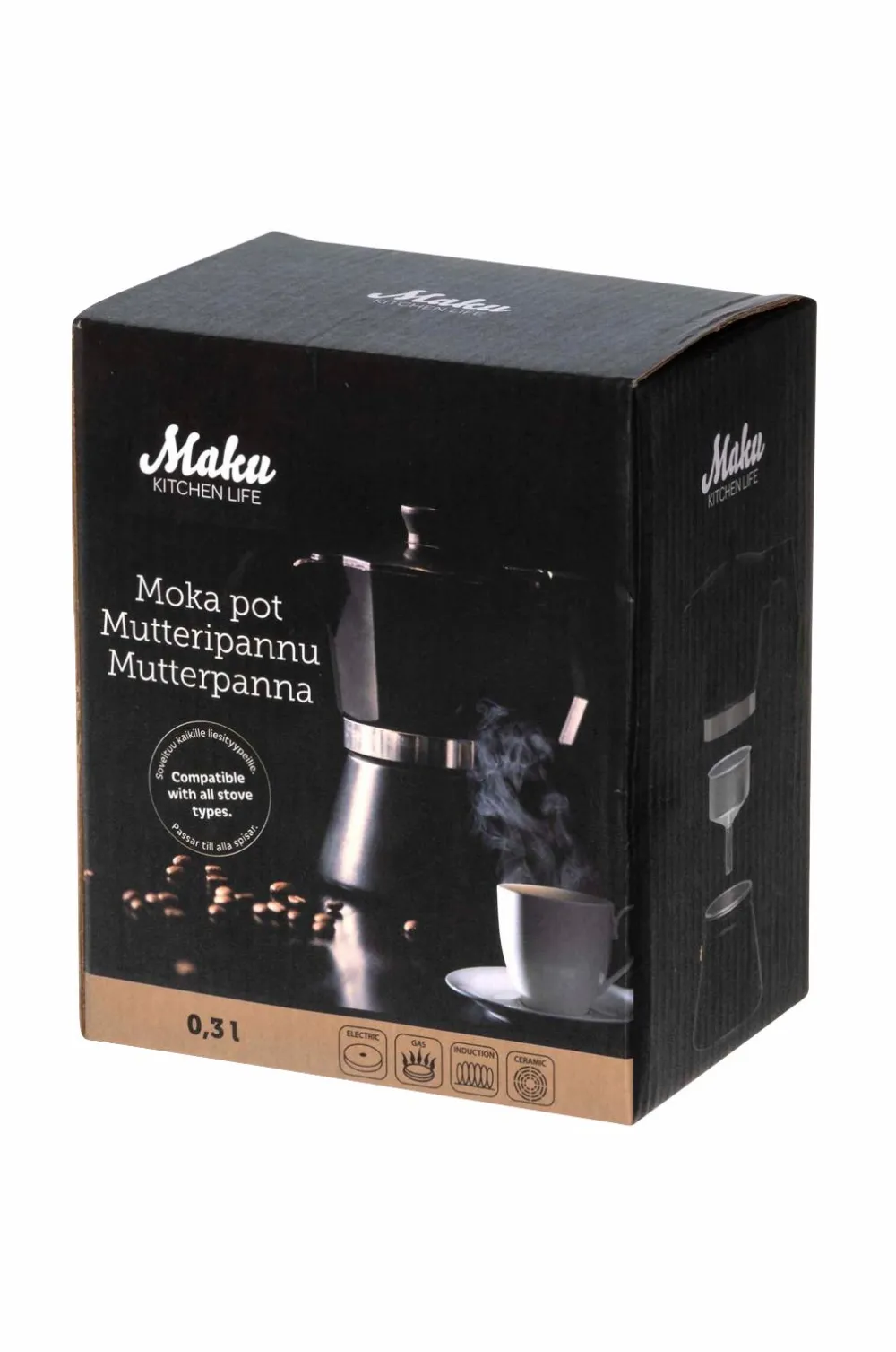 Maku Kitchen Life Kaffe- & Espressomaskiner>Mokkakande 300 ml No color