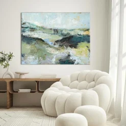 Malerifabrikken Posters & Billeder>Mountain / Blandet maleri / 120 X 90 cm Green