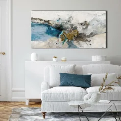 Malerifabrikken Posters & Billeder>Night / Blandet maleri / 140 X70 cm Blue