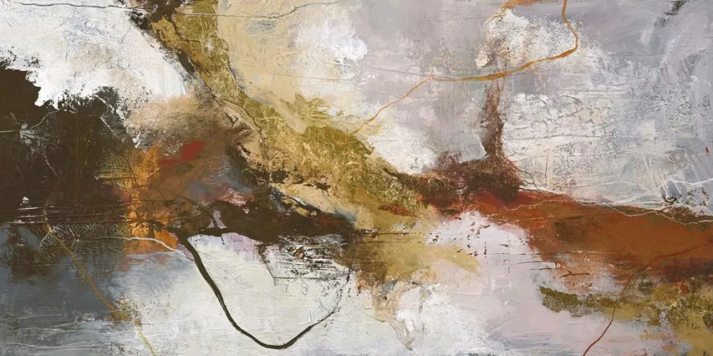 Malerifabrikken Still Time / Blandet maleri / 140 X70 cm Multi Hot