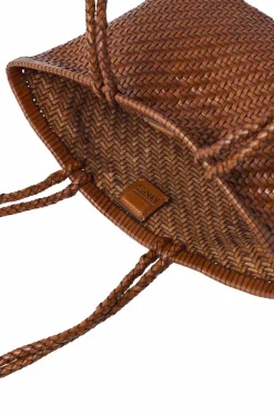 Mango Tasker>Lædertaske Bolso Marrón Medio