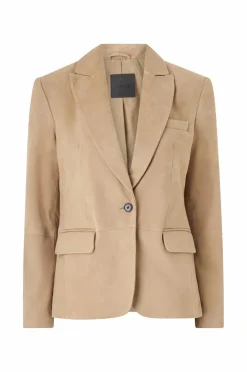 Mango Blazere & Veste>Ruskindsblazer Cuca Brown