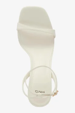 Mango Højhælede Sko>Sandal med hæl Rose 5