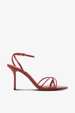 Mango Højhælede Sko|Sandaler & Sandaler Med Hæl>Sandal med hæl Zazo Rojo