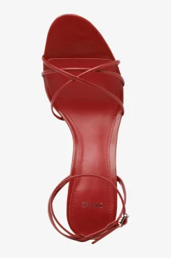 Mango Højhælede Sko|Sandaler & Sandaler Med Hæl>Sandal med hæl Zazo Rojo