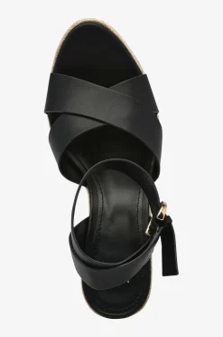 Mango Højhælede Sko>Sandaler med hæl Pati Black