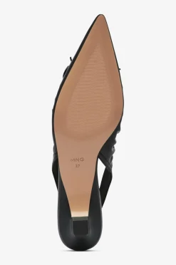 Mango Slingback Bailo Black Clearance