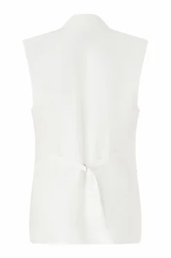 Mango Vest Boreli2 Offwhite