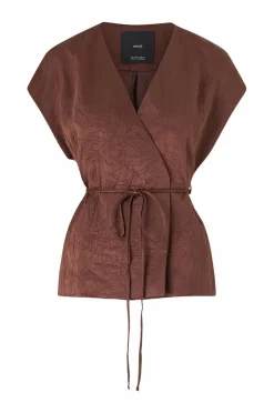 Mango Blazere & Veste>Vest Flor Dark brown