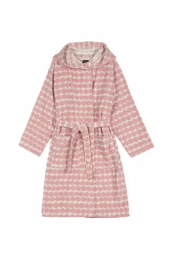 Marimekko Badetøj|Badekåber>Badekåbe med hætte Räsymatto Lyserød/Off white